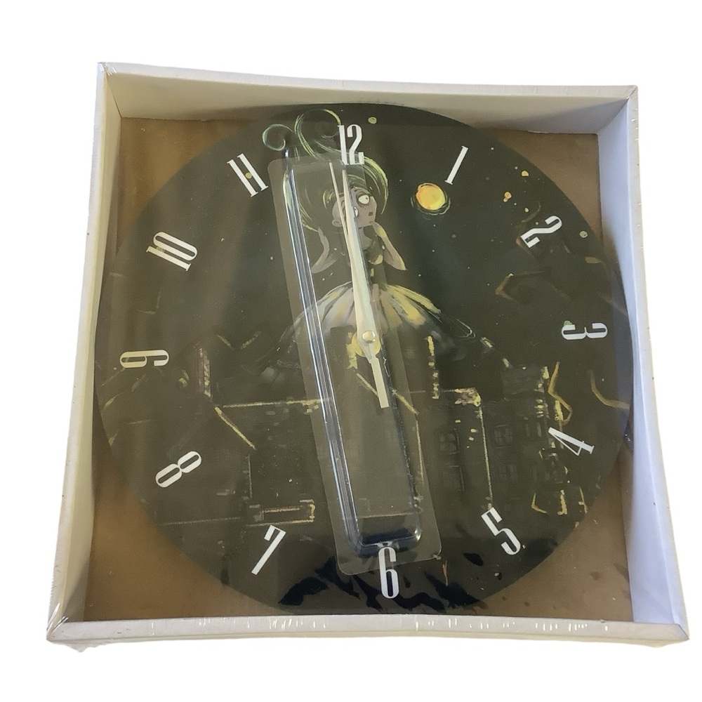 HAunting of Hill House Black Wall Clock Burtonesque